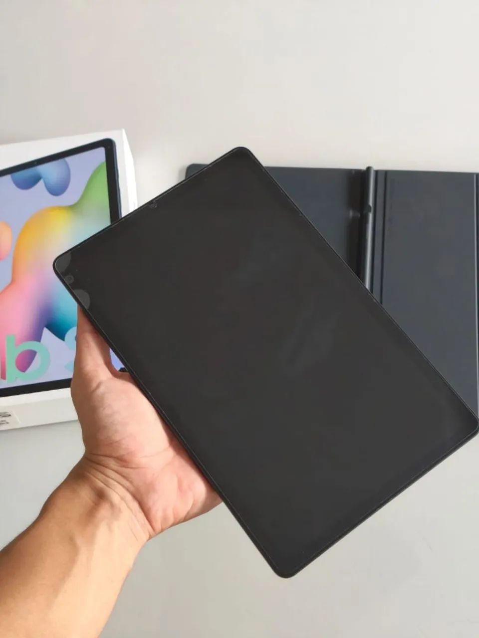 Tablet Samsung Tab s6 lite chip (estado de novo) - Foto 2