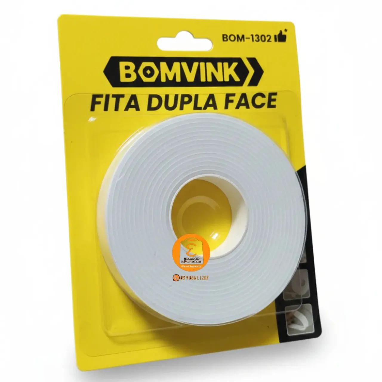 FITA DUPLA FACE BOM-1302