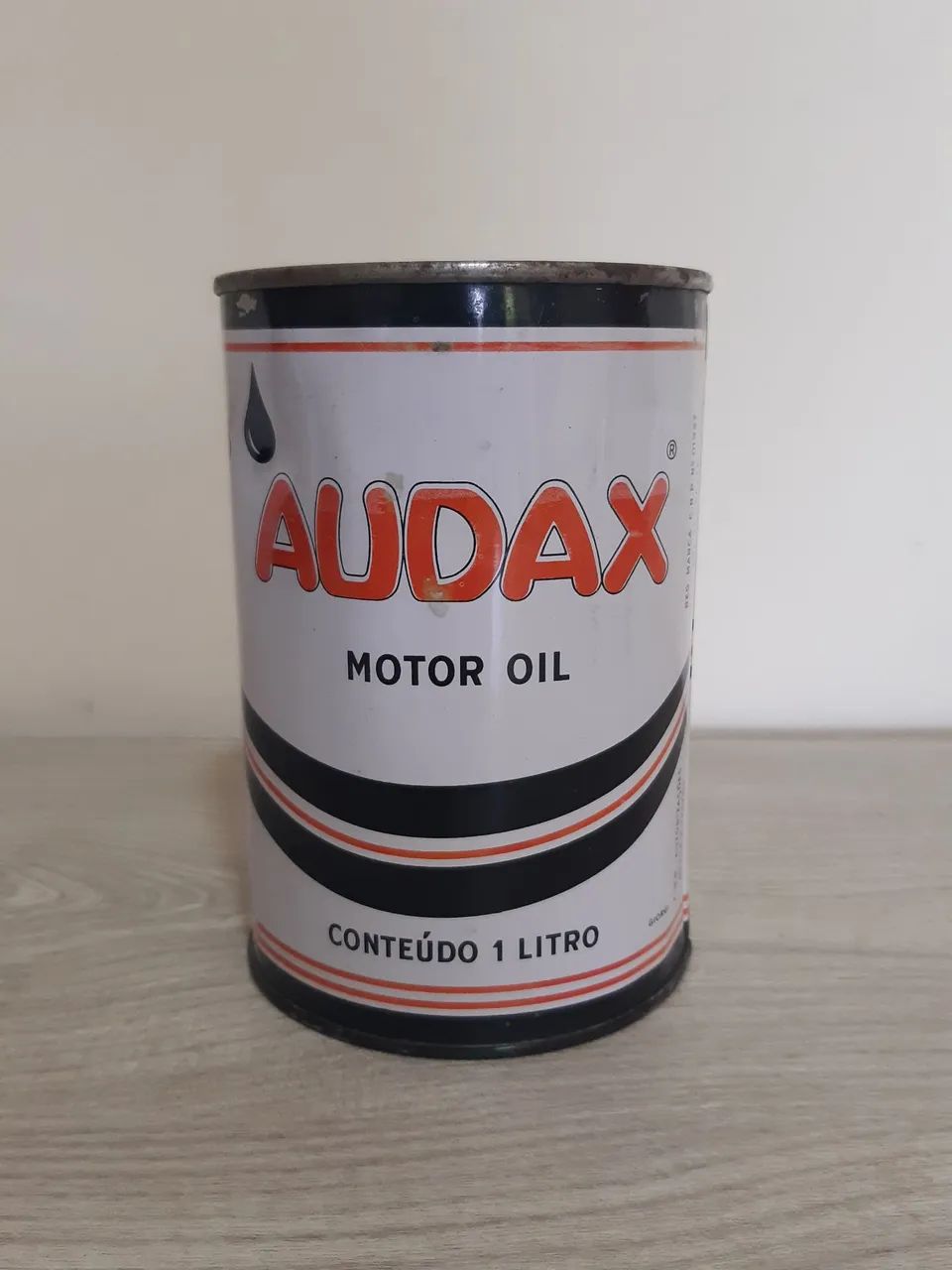 Lata Antiga Óleo Motor Audax