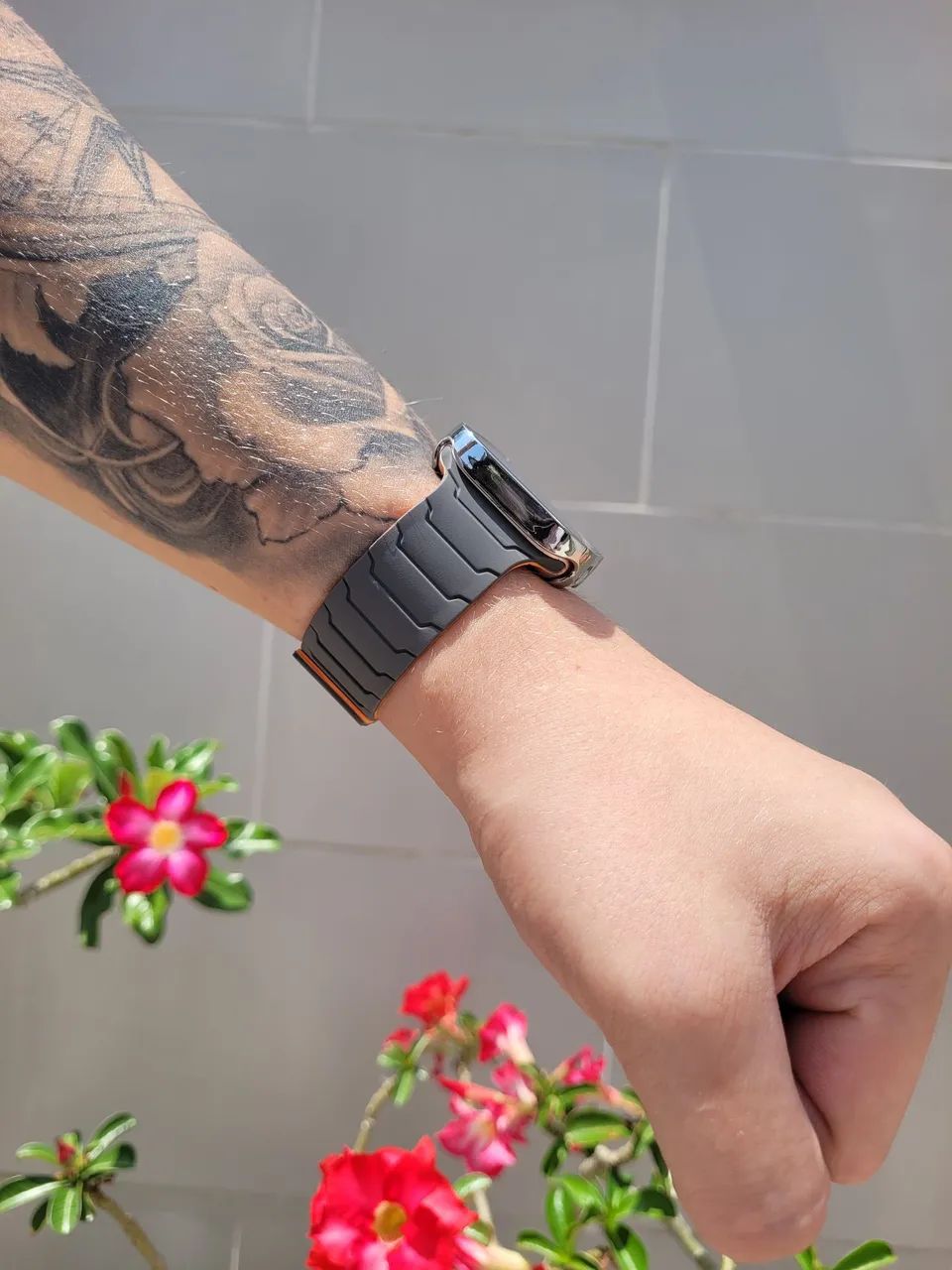 Pulseiras Magnéticas Em Silicone Apple Watch 42 ao 49 Ultra  - Foto 3