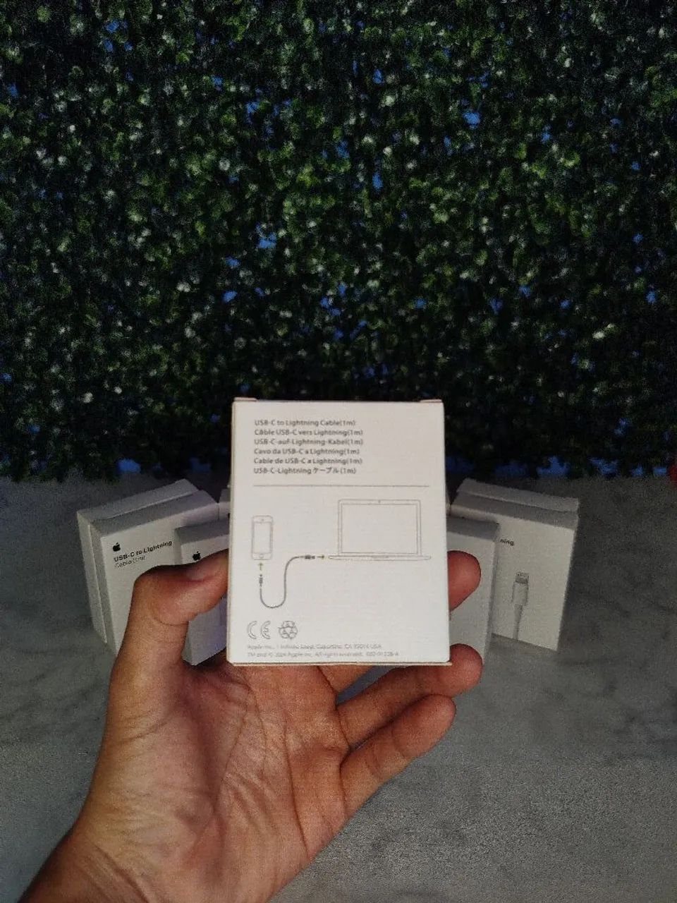 Cabo iPhone com entrada Lightning com USB C  - Foto 2