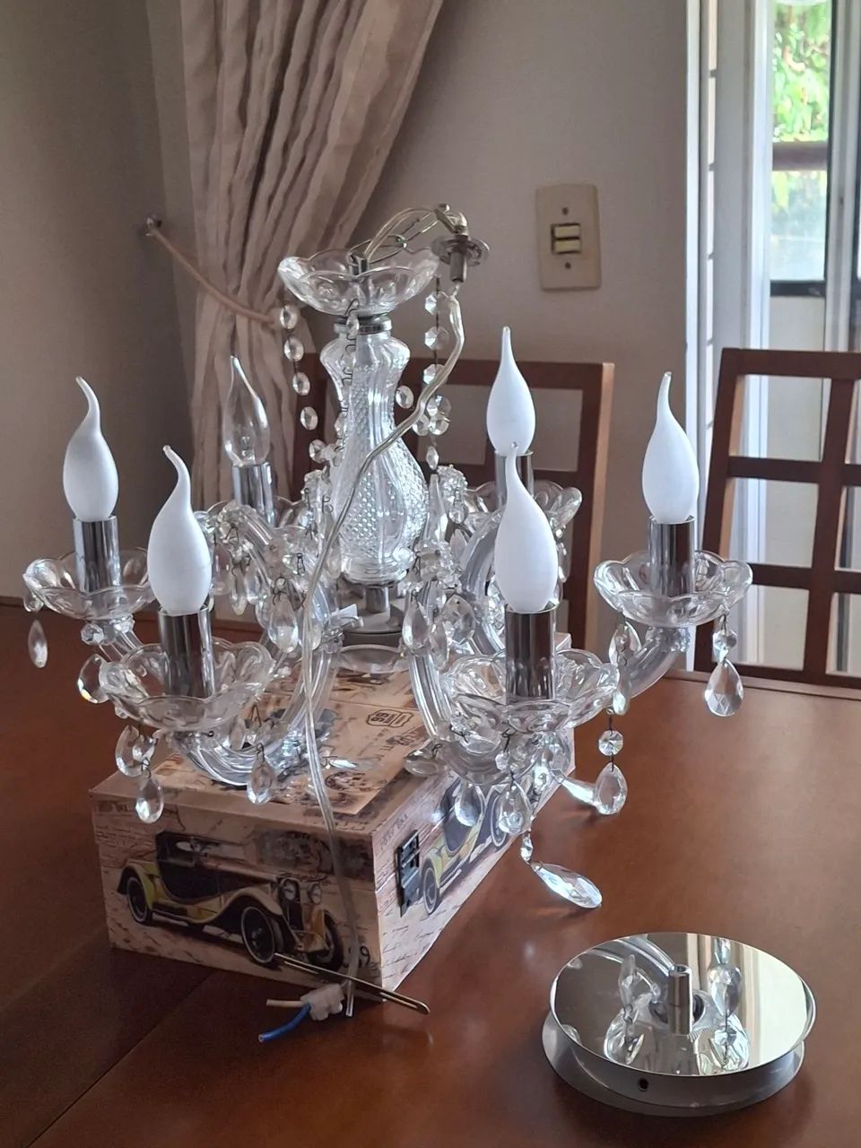 Lustre de teto para sala ou quarto 