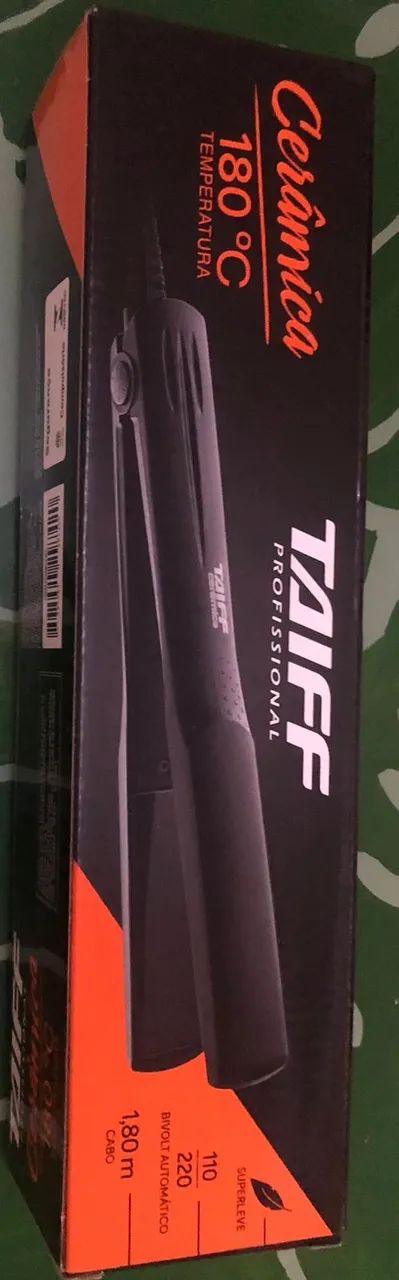 Chapinha Prancha Taiff Cerâmica Preta 110v/220v Bivolt Nf Preto 127/220v - Foto 2