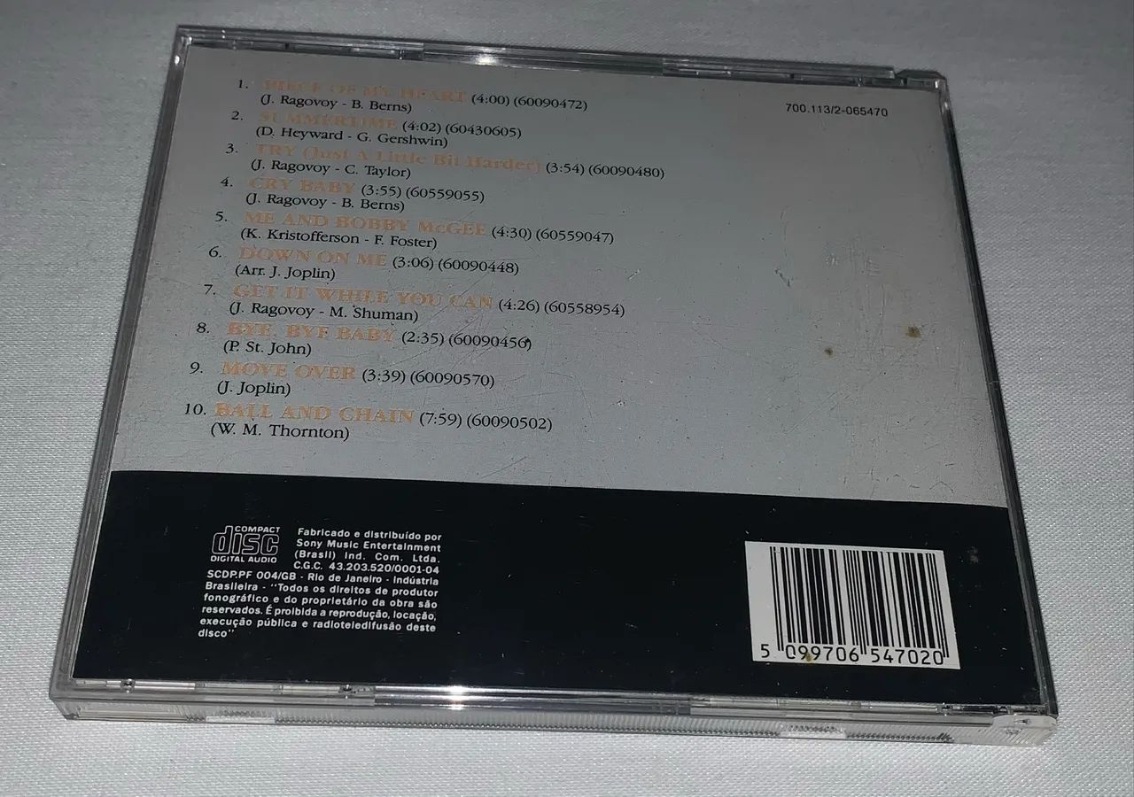 Cd Janis Joplin Greatest Hits impecável raro - Foto 2