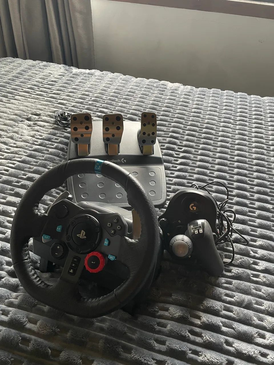 Logitech G29 + Câmbio + Manopla Scania 