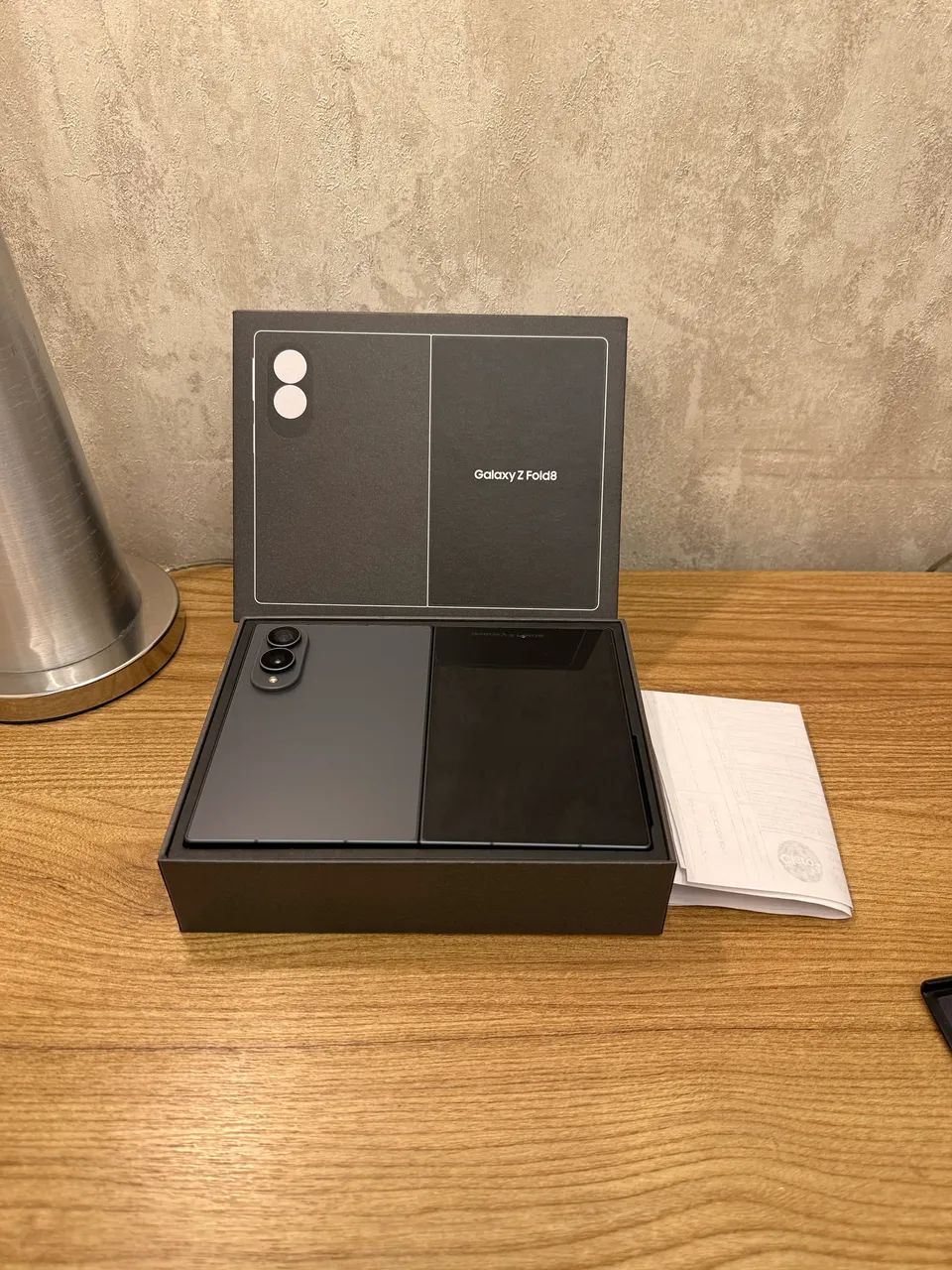 Galaxy Z Fold 8 512GB com NF + case couro original - Foto 3
