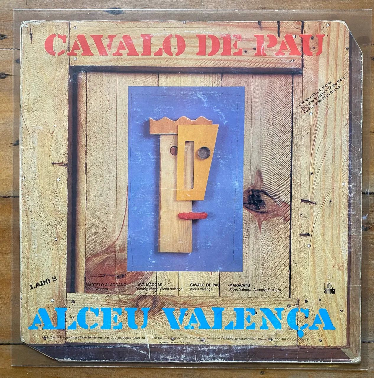 Disco de vinil (LP) Alceu Valença - Cavalo de pau - Foto 2
