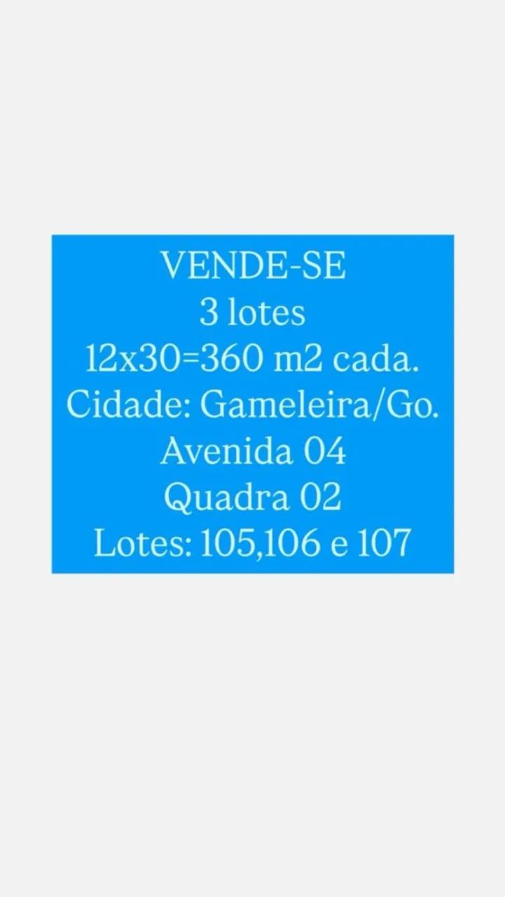 Lotes a venda Cidade: Gameleira/Go. - Foto 5