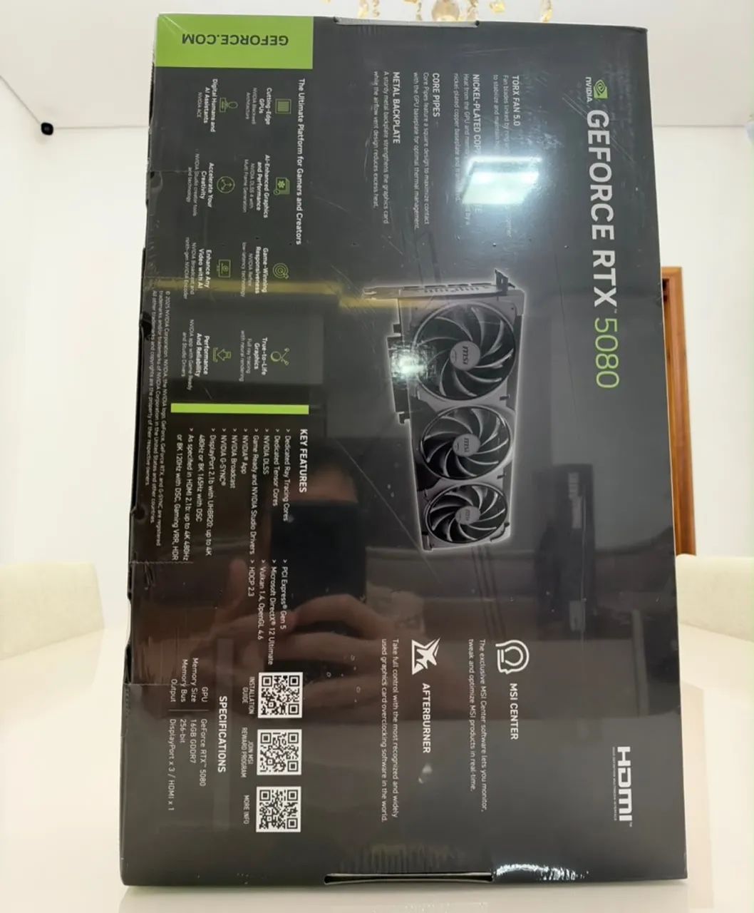 Placa de vídeo Nvidia GeForce RTX 5080 Msi  - Foto 5