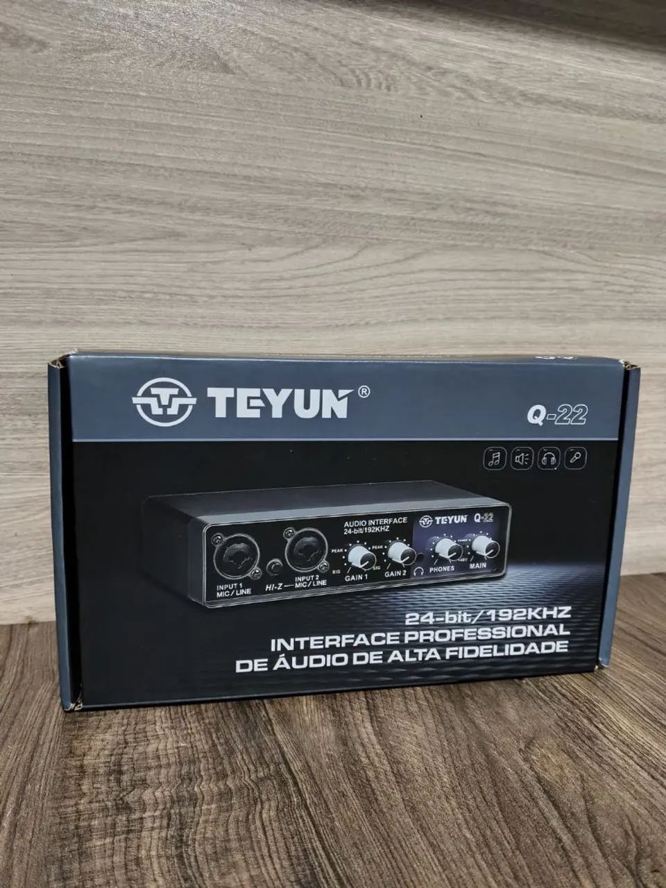 Interface de áudio Q22 Teyun - Foto 2