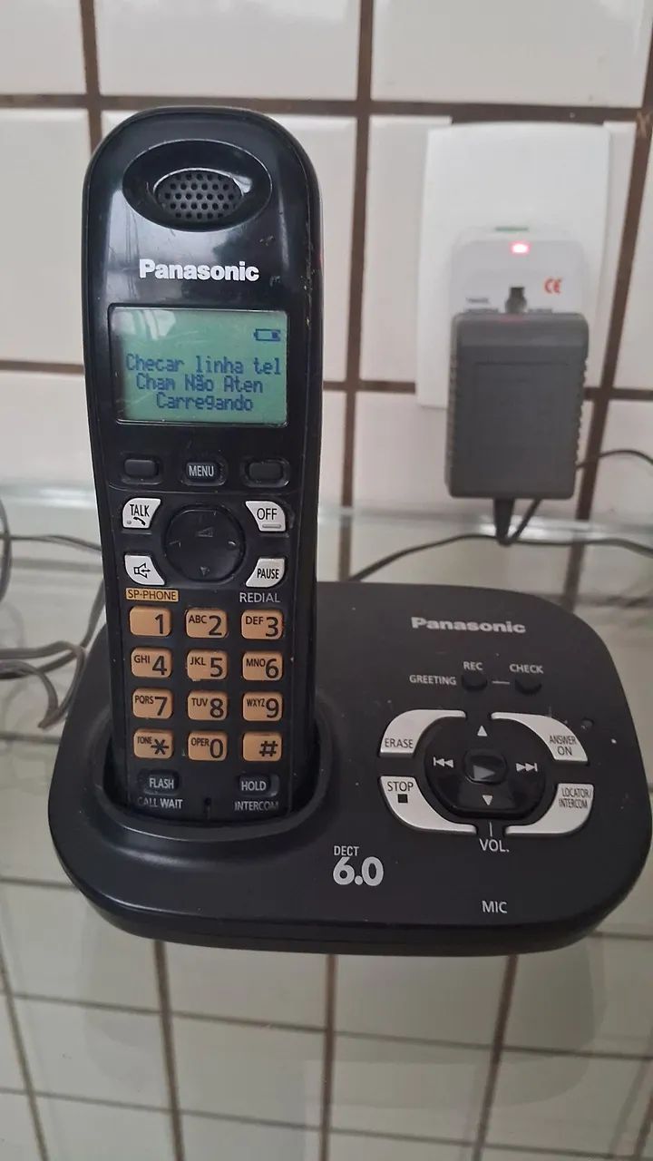 TELEFONE SEM FIO COM SECRETÁRIA ELETRÔNICA 