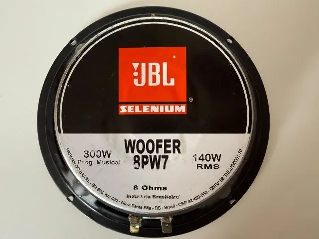 Woofer JBL Selenium 8PW7 8" 140W RMS - Foto 2