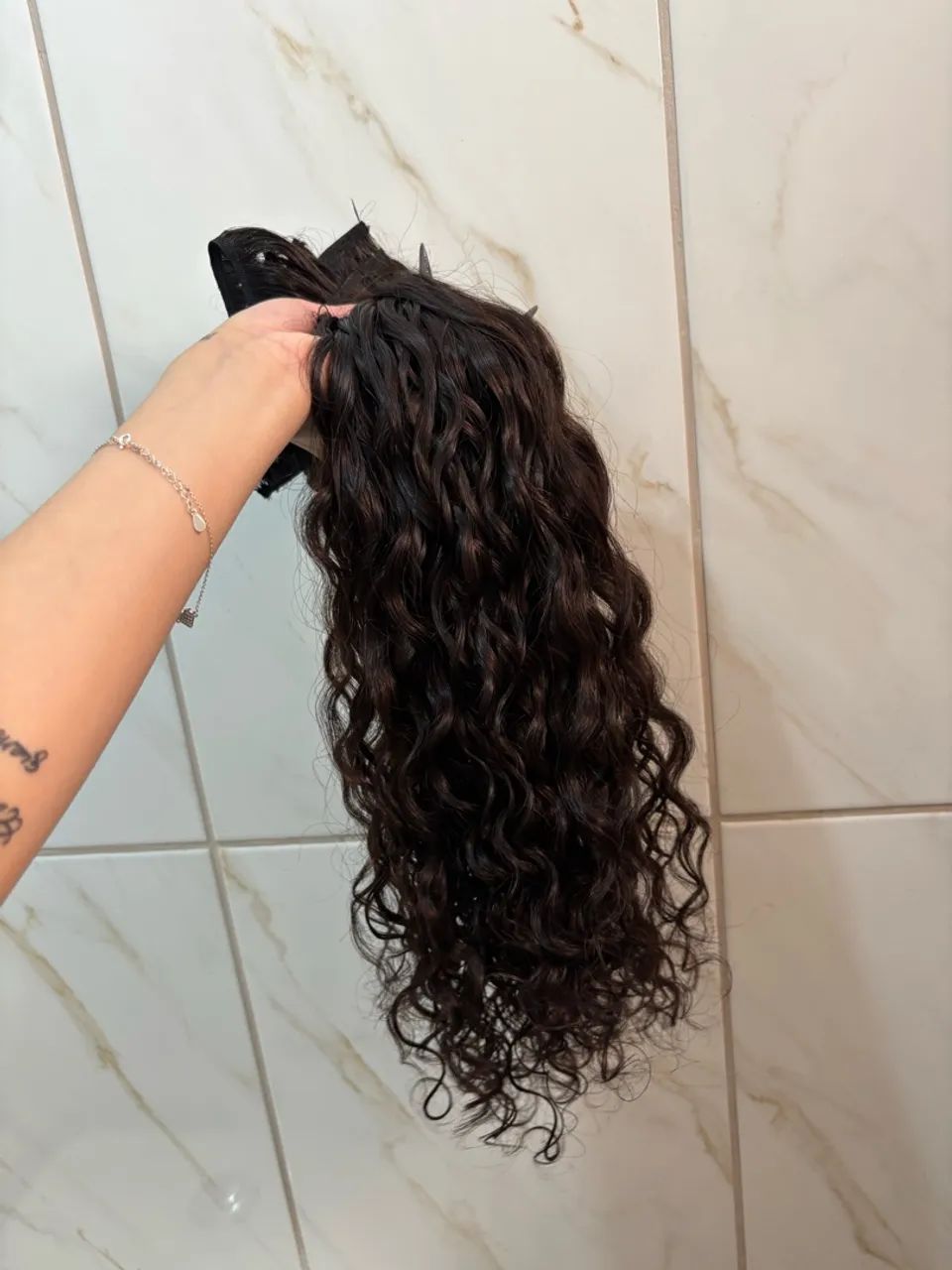 Cabelo  HUMANO tipo c A 280g 60 centímetros