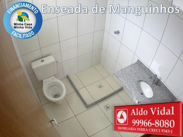 ARV 64- Apartamento 2 quartos com suíte e varanda, Manguinhos Serra. - Foto 10