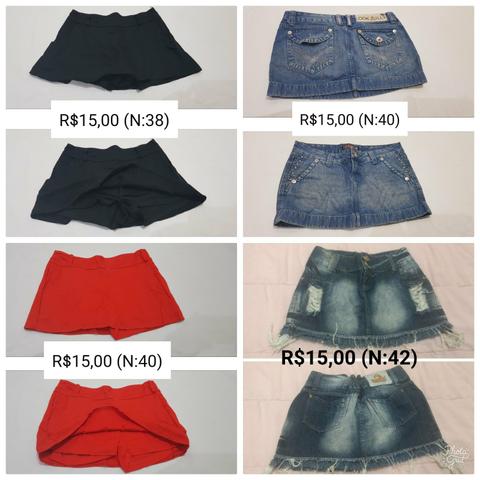 Saias jeans
