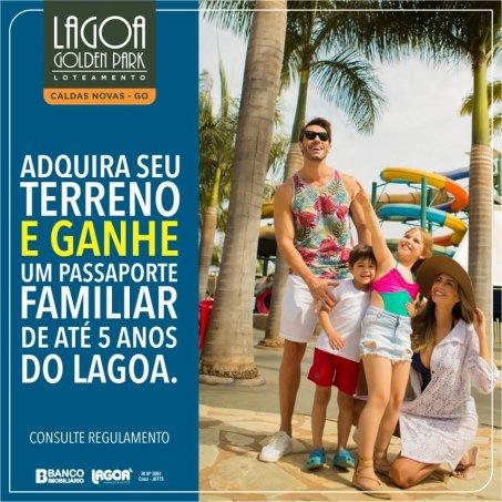 Lotes parcelados área com 1.000 Mil metros - Lagoa Golden Park|Caldas Novas GO