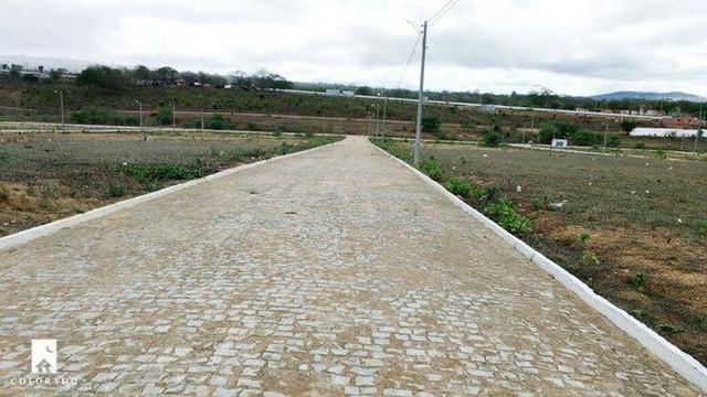 Lote da colorado na BR 104 - Sinal dividido - Mensais de 399- Pronto pra construir - Foto 6