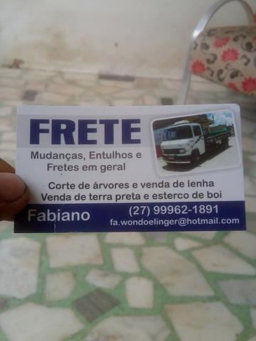 Frete,mudanças.entulhos e serviços diversos