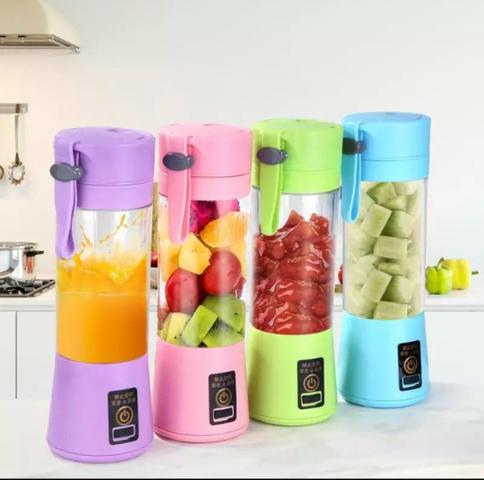 Liquidificador portátil - 4 lâminas - recarregável usb - Foto 3