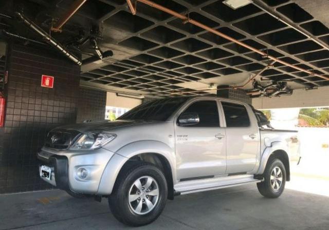 Hilux CD 4x4 SRV Automática 2010 - Carro Extra - Foto 8