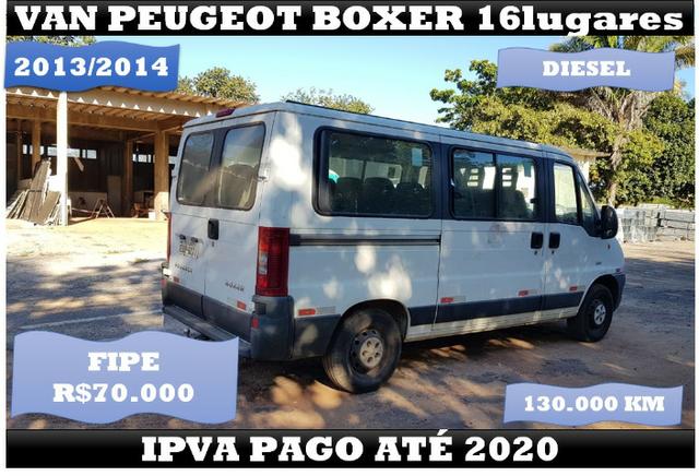 Van Peugeot Boxer 16 Lugares 2014 Ipva Pago até 2020 - Foto 2