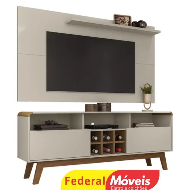 painel + rack pra tv até de 50 polegadas super oferta