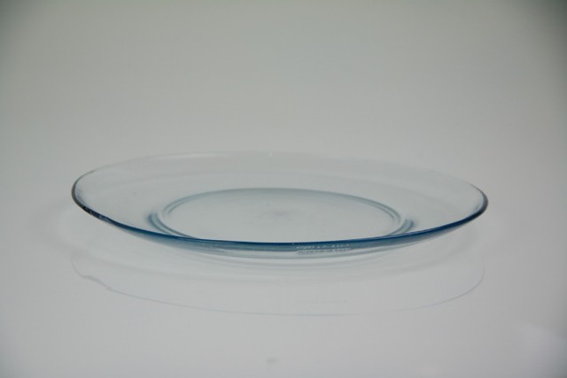 Vendo Prato Vidro Duralex transparente e marrom