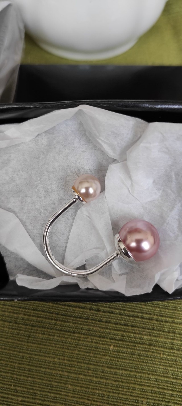 Anel luminous Pearlesque rosa  - Foto 2