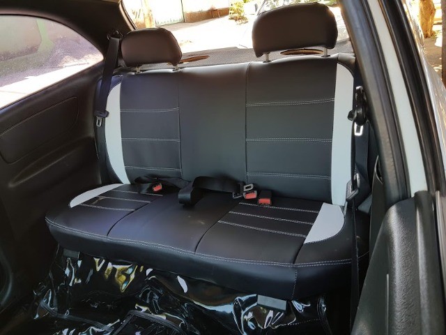 capas de proteçao dos banco em courvin automotivo celta fx branco - Foto 2