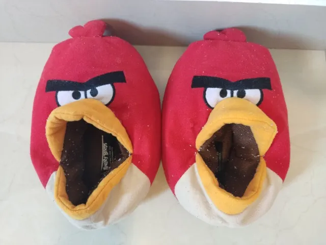 Pantufas Angry Birds tamanho 34/35 infantil (usadas)
