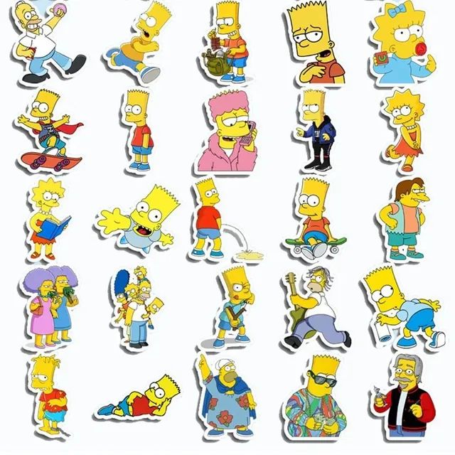 KIT 7 ADESIVOS SIMPSONS POR 10 REAIS  - Foto 4