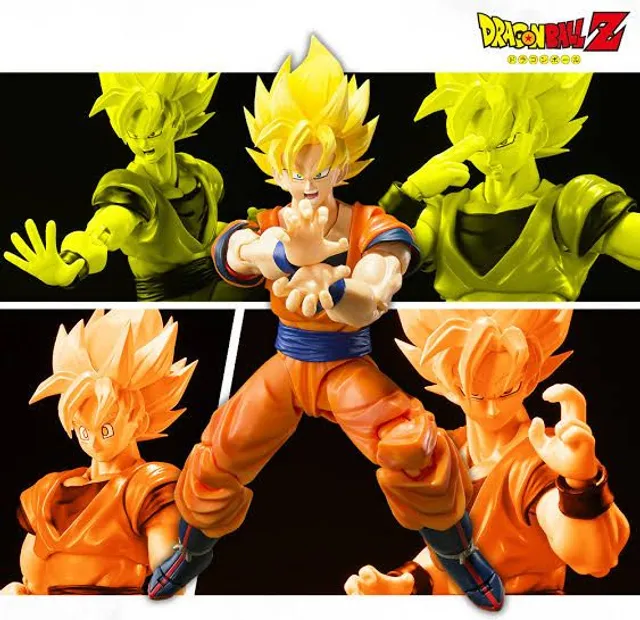 Boneco do goku articulado super sayajin 2 fullpower, casas bahia