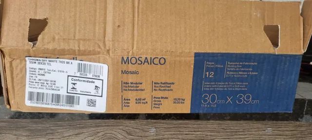 Revestimento Esmaltado Brilhante Borda Bold Chroma Off White da Portobello - Foto 2