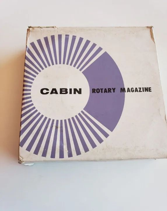 Carrossel para projetor de slides - Cabin Rotary Magazine - made in Japan - Foto 4