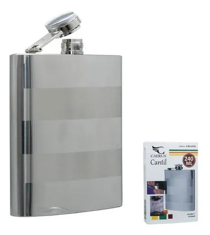 Cantil Aço Inox 240ml Crs-6930 Caerus
