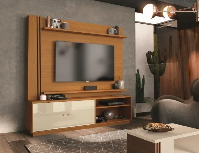 Home Estante Roma Para TV Até 65'' Polegadas! Frete e Montagem Grátis.