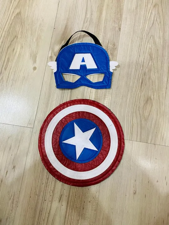Máscara + Escudo do Capitão América para criança