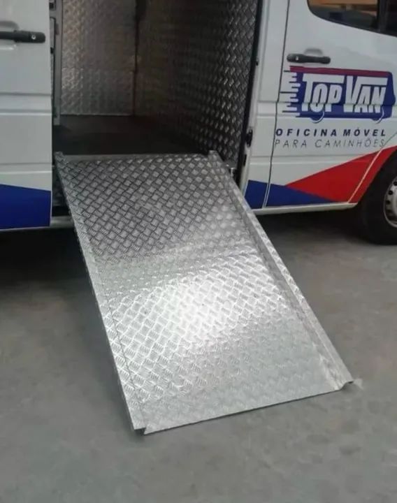 Rampa de acesso para cadeirante de alumínio  - Foto 2