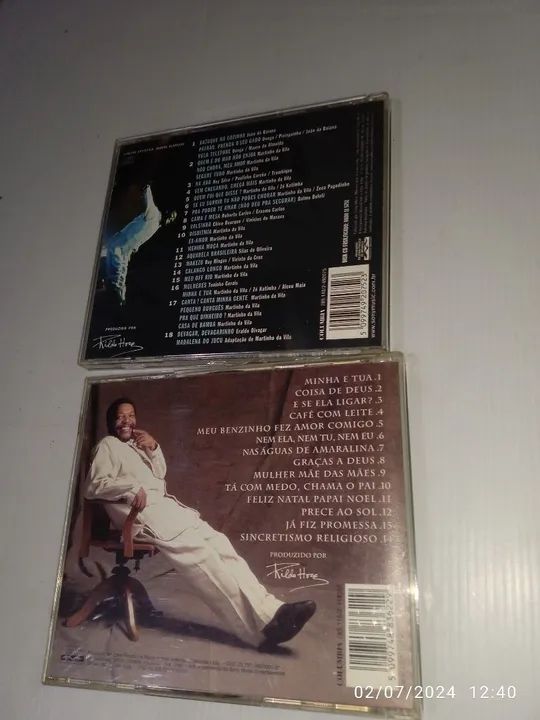 Martinho da Vila- dois diferentes CDs  - Foto 3