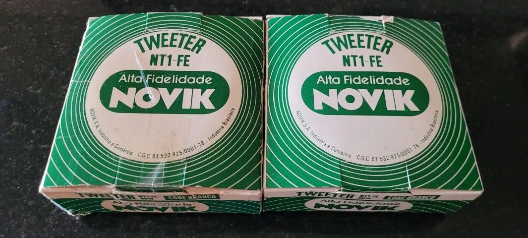 Tweeter novik cone branco 