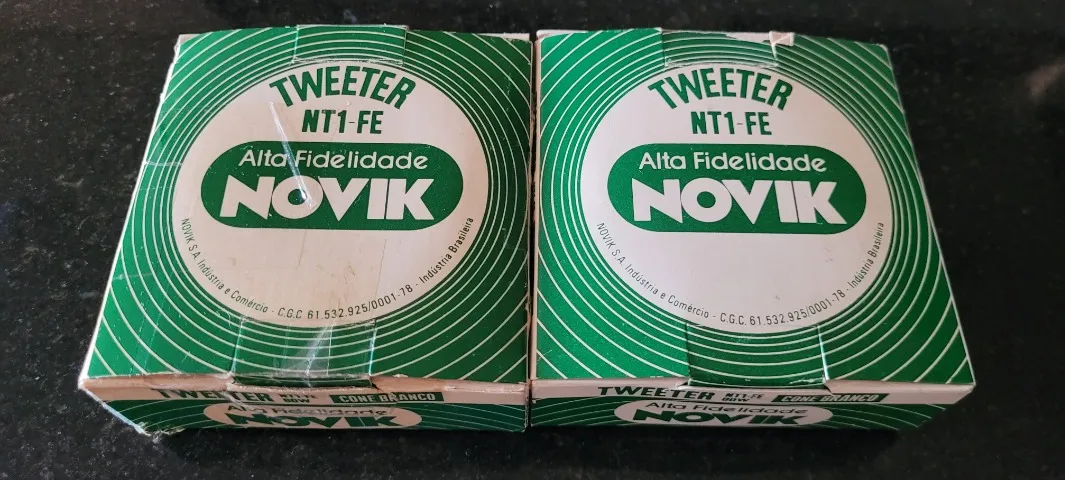 Tweeter novik cone branco