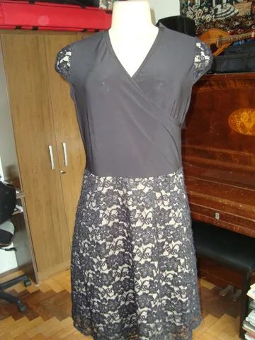 Vestido Feminino Renda Macia Forrado