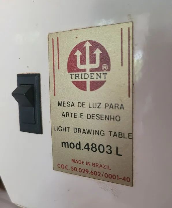 Mesa de luz p/ desenho Trident65171895522178123