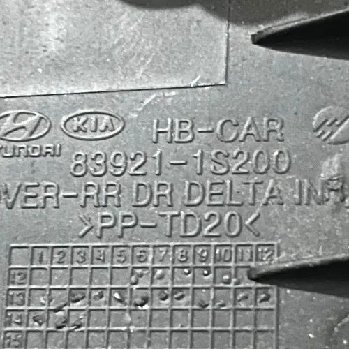 Moldura Porta Traseira Direito Hyundai Hb20 2012 Á 2019 - Foto 3