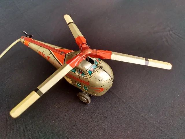 Brinquedo Antigo Helicóptero Sikorsky Raro - Foto 3