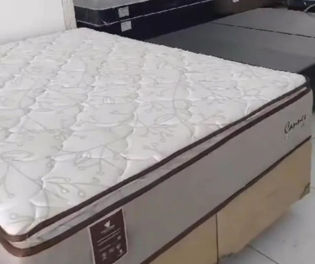 Cama Box Queen size colchão::  Cannes é promoção de verdade - Foto 2
