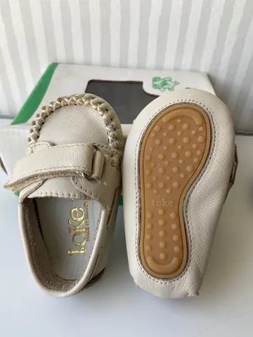 Sapato infantil em couro 