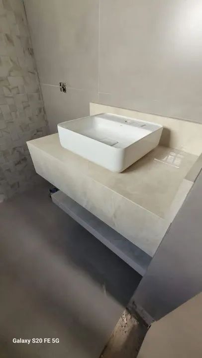 Bancada de porcelanato para banheiro - Foto 2