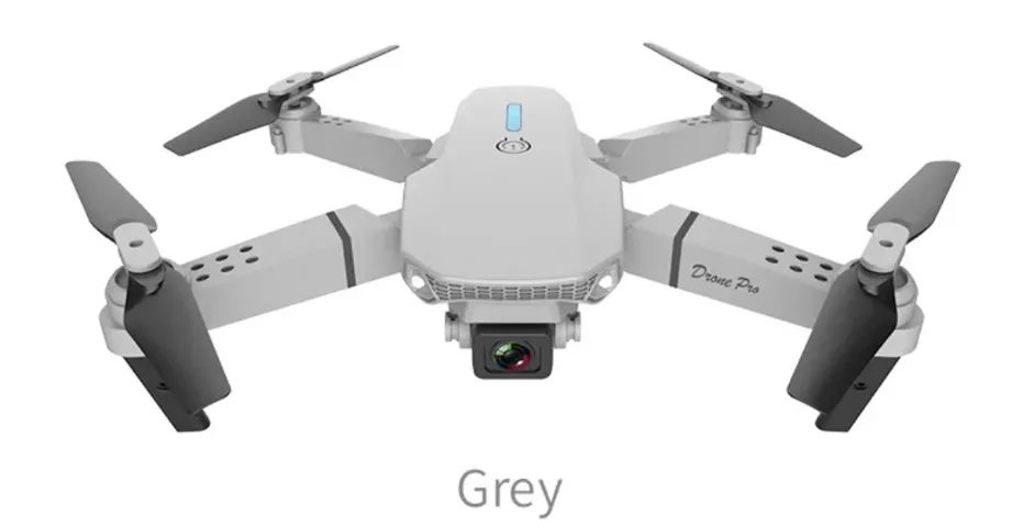 Drone E88 Pro com duas Câmeras Wifi 4k Cinza