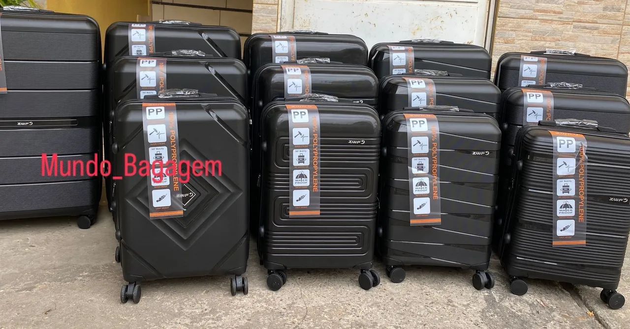 Malas de Viagem - 100% Polipropileno - Novas